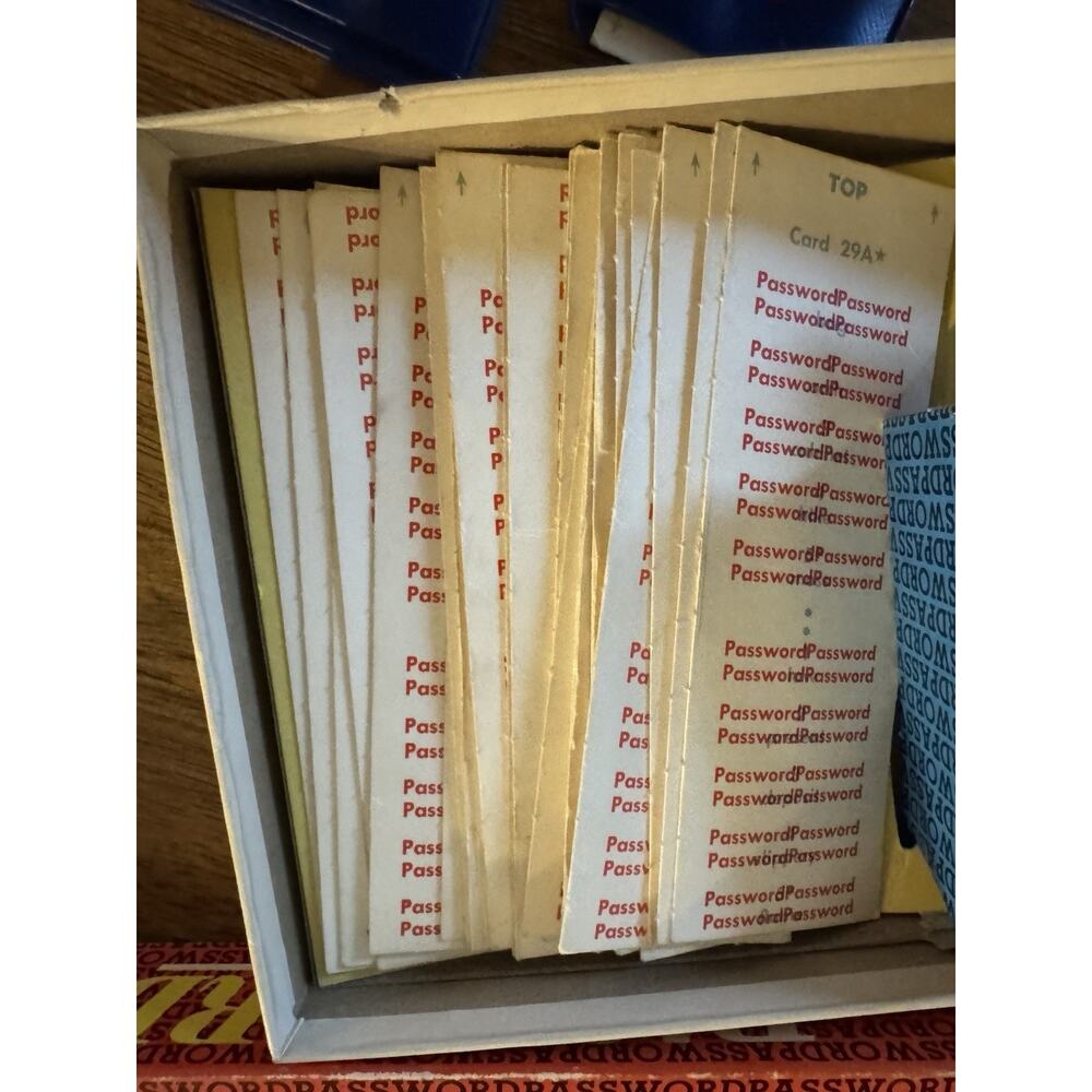 Vintage 1964 Milton Bradley Password Board Game Volume 5 No. 4260 - Picture 9 of 9